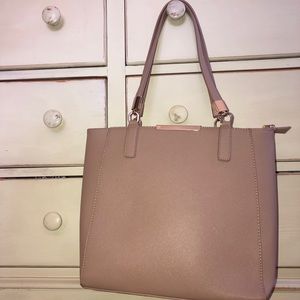 Madison West light pink shoulder bag